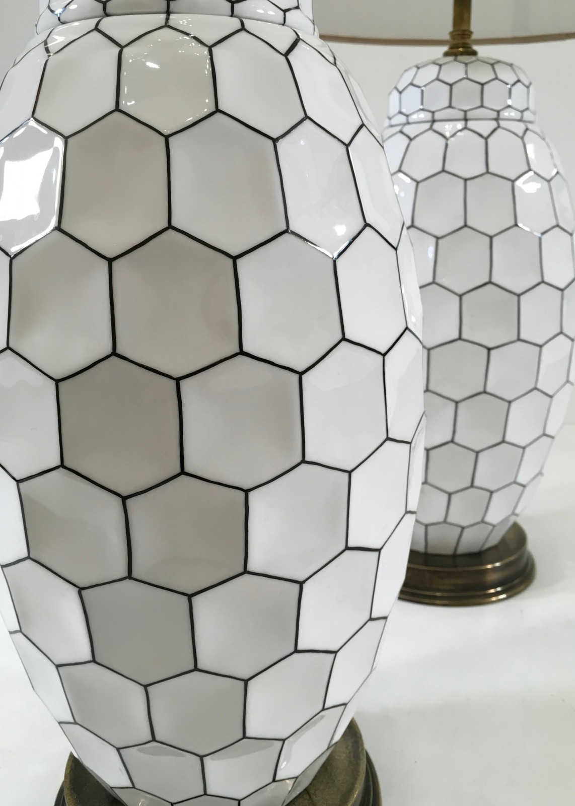 honeycomb lamp base