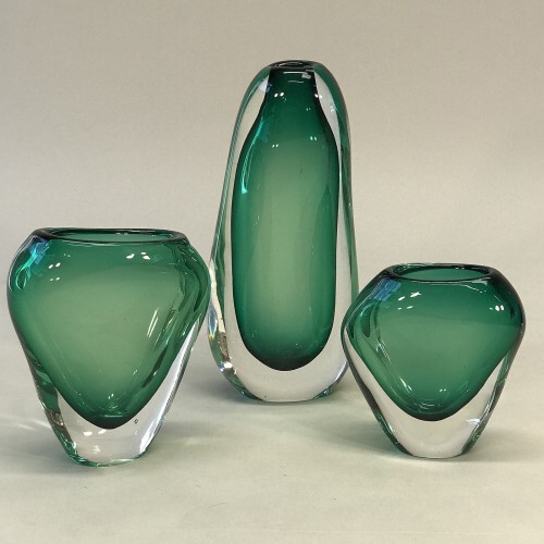 Set Of Three 'hollie' Vases