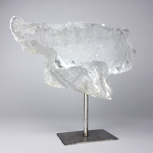 Gypsum Piece on Silver Stand