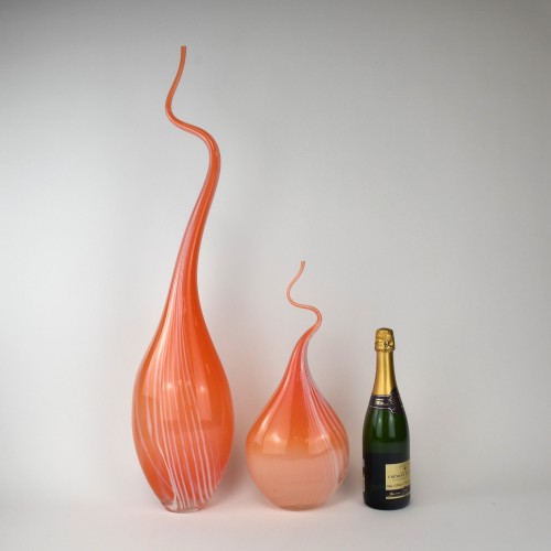 Orange 'Squiggle Vases'