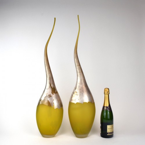 Yellow / Gold 'Squiggle Vases'