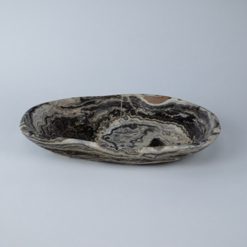 Extra Large Grey Coloured Onyx Bowl (T7707)