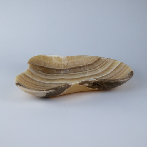 Extra Large Caramel Coloured Onyx Bowl (T7722)