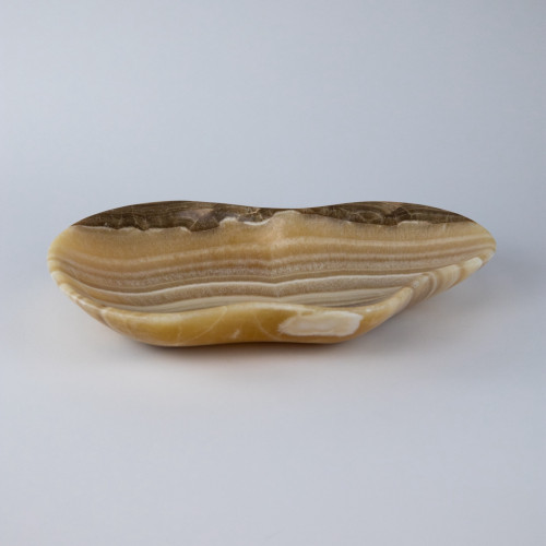 Extra Large Caramel Coloured Onyx Bowl (T7725)