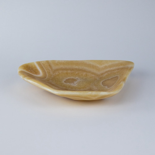 Extra Large Caramel Coloured Onyx Bowl (T7726)