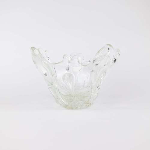 Closed Splash Bowl In Clear Glass (T7733)