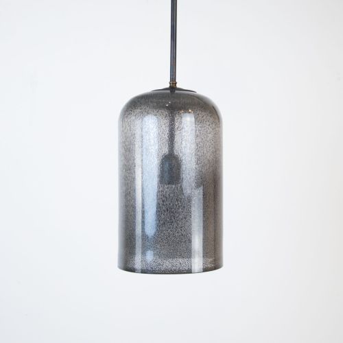 Single Glass Dome Hanging Pendant Hanging Light With Brown Bronze Metal Finish (T8031)
