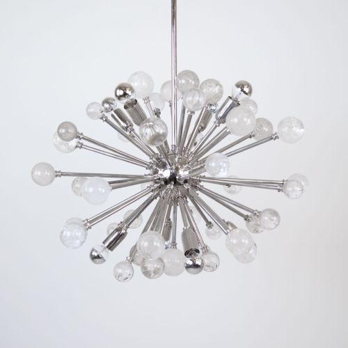 Single Kaboom Hanging Light In Nickel Plated Finish (T8075)