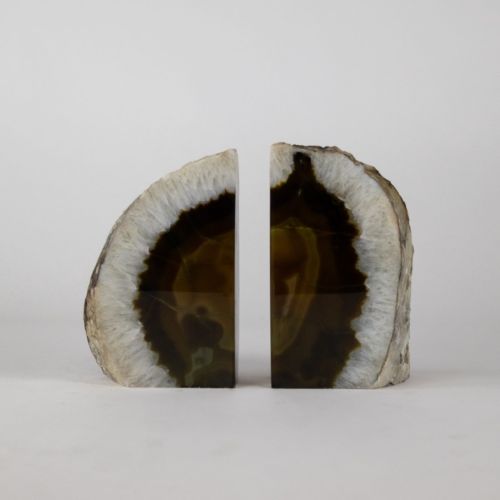 Brown Mineral Bookends (T8151)