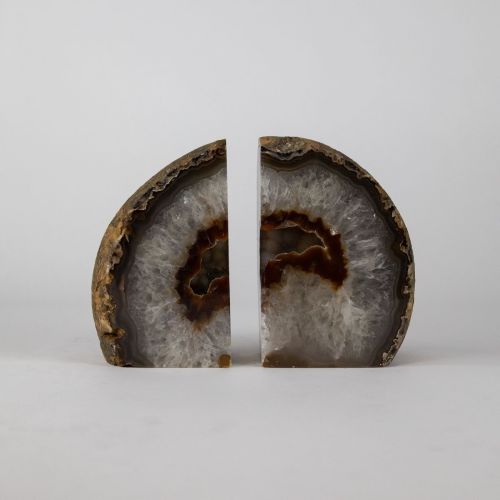 Brown Mineral Bookends (T8152)