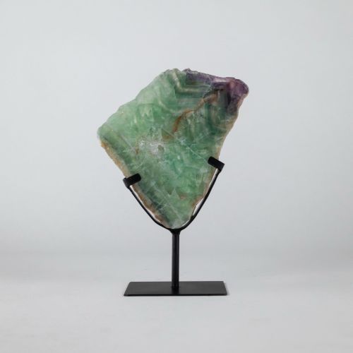 Medium Fluorite Slice On Stand (T8185)
