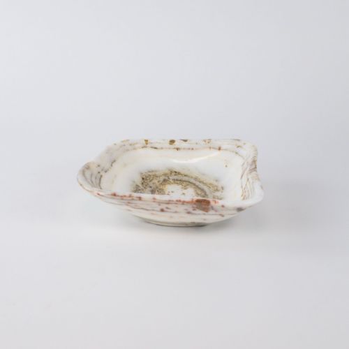 Medium White Coloured Onyx Bowl (T8247)