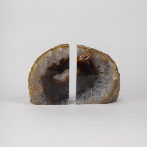 Brown Mineral Bookends (T8501)