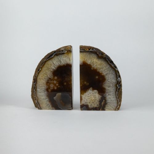 Brown Mineral Bookends (T8502)