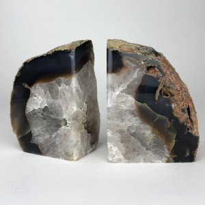 Brown Mineral Bookends (T5601)