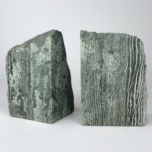 Green Mineral Bookends (T5602)