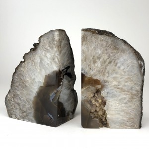 Brown Mineral Bookends (T5675)
