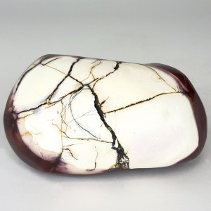 Red / White Mineral Paperweight (T5679)