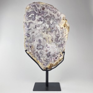 Extra Large Purple 'Pink' Amethyst on Brown Bronze Stand (T5862)