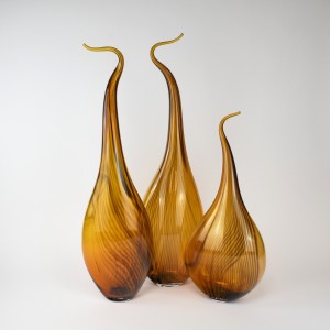 Orange 'Squiggle Vases' (T6240)