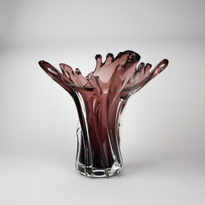 Large 'Tea' Glass Splash Vase (T6473)
