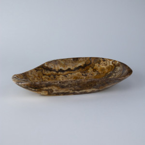 Extra Large Brown Coloured Onyx Bowl (T7720)