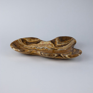 Extra Large Brown Coloured Onyx Bowl (T7721)